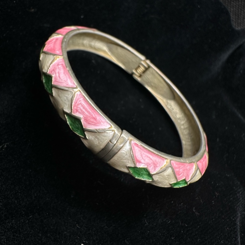 Vintage cloisonné enamel bracelet